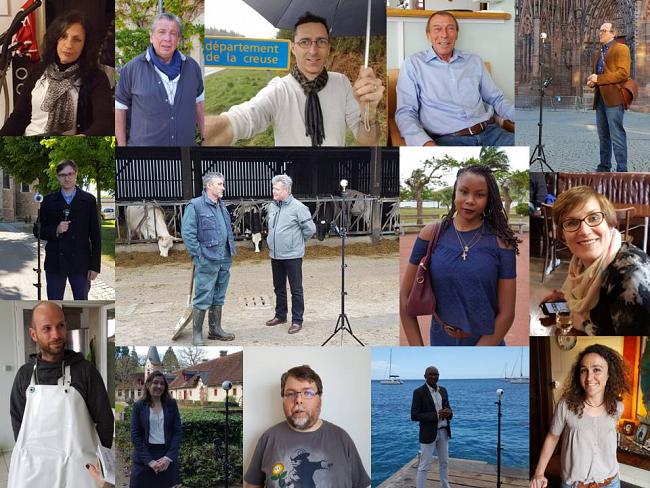 The series profiled nine voters with different backgrounds, leading up to the French election. Credit: Olivier Peguy
