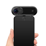 Insta360 ONE camera can be used independently or connected to a smartphone. An adapter for Android use is scheduled to be released in October.