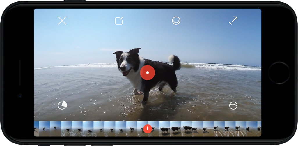 Points, seen here, is one of four special overcapture modes in the Rylo app.