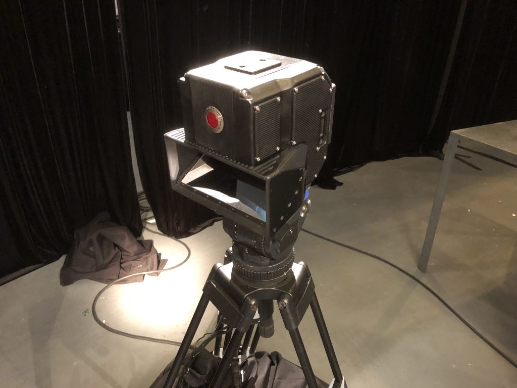 The Hydrogen One phone and this new 3D camera were showcased at RED's launch party May 19. 