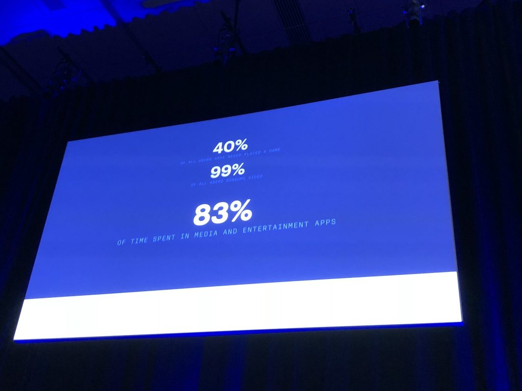 Surprising research shared at F8 2018. Photo courtesy of Robert Hernandez