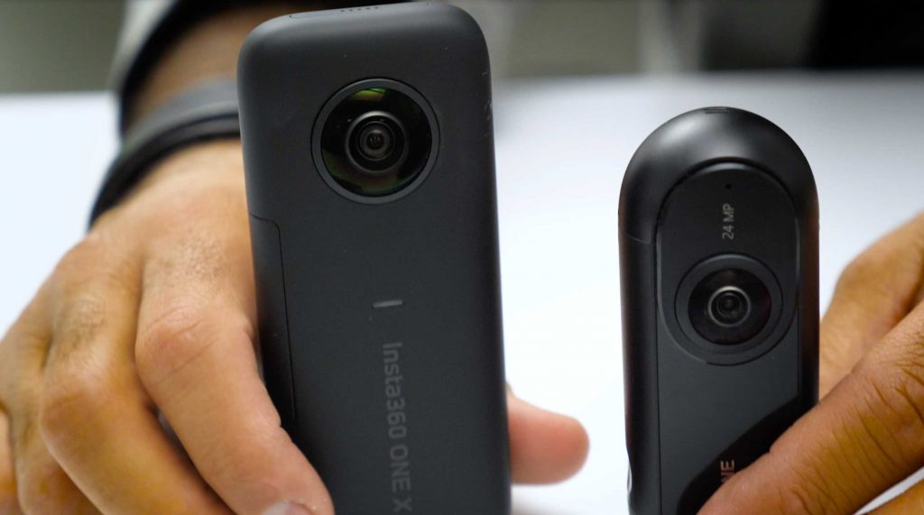 Insta360 One X (left) and One (right)